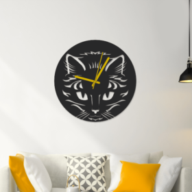 Cat Wall Clock (Design#2)