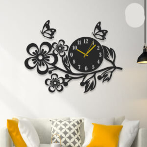 Flower Wall Clock