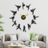 Kung Fu 3D Wall Clock