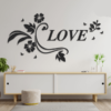 Love Flowers Wall Decor