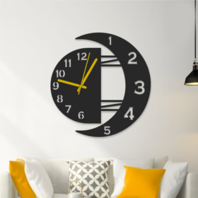 Moon Design Wall Clock