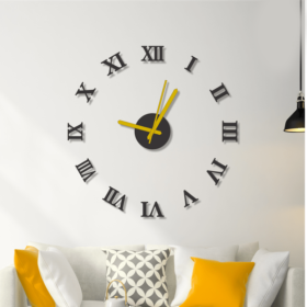 Roman 3D Wall Clock