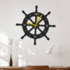 Ship Wheel Wall Clock