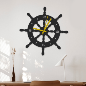 Ship Wheel Wall Clock