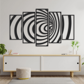 Swirl Wooden Wall Decor