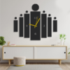 3D Antique Wooden Big Wall Clock