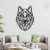 Wolf Geometric Wall Decor