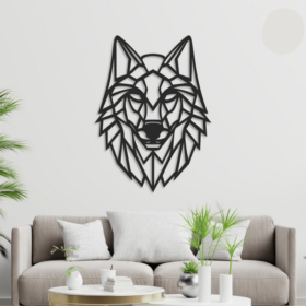 Wolf Geometric Wall Decor