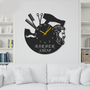 Barber Shop Wall Clock