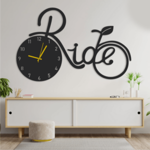 Ride Bicycle Big Wall Clock