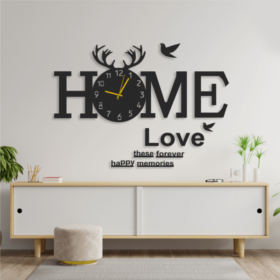 Markhor Home Love Wall Clock