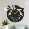 Beauty Saloon Wall Clock
