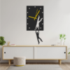 Man Hanging Wall Clock