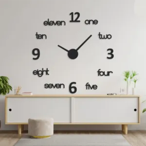 3D DIY Wall Clock