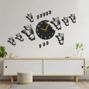 Butterflies Big Wall Clock