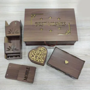 Wooden Gift Boxes 5in1